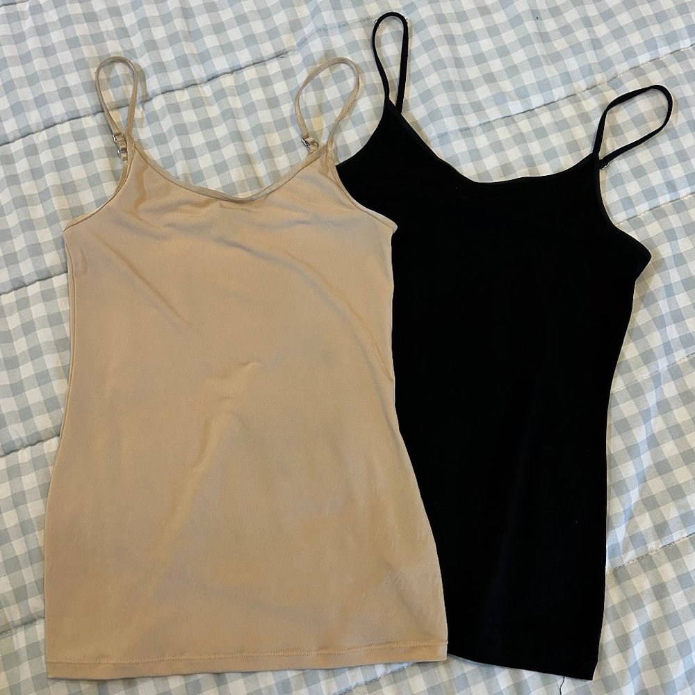 Gap Nude + Black Cami